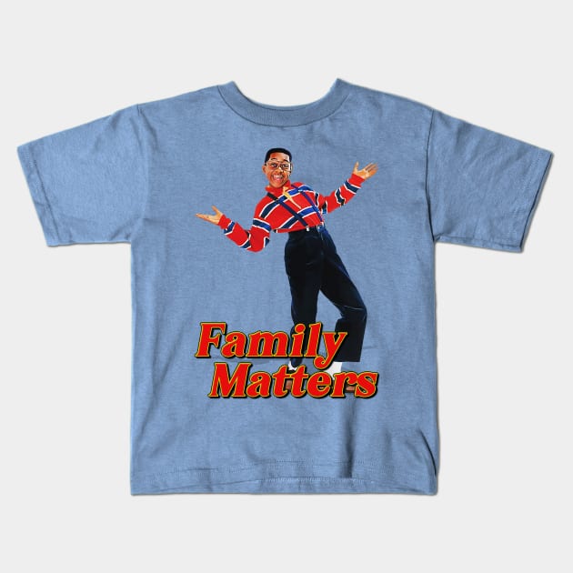 family matters black melanin Kids T-Shirt by NONOKERS